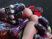 Big tits babe fucked by a huge monster in 3D animation 10/16