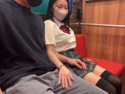 【清楚系JKのHな１日】登校中の電車、教室、帰りにホテルでエッチな絶頂まとめ♡　手マン　潮吹き　アヘ顔　喘ぎ声　コスプレ　制服　淫乱　超絶美女　美少女　巨乳　かわいい　個人撮影　素人　日本人　えむゆみ 1/16