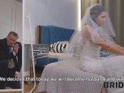 BRIDE4K. Bride doesn't want to pass with her slutty life and seduces him to fuck 3/16