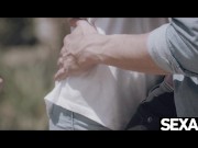 Watch this sexy blowjob babe ride to a hot creampie orgasm 2/16