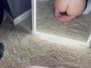 18 Year old College Girl Cheats on Boyfriend in Dorm! 16/16