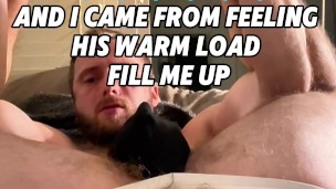 DL dude pushes out load after getting fucked