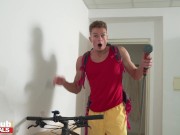 Fakehub - super thicc busty blonde beauty with a big ass fucked by muscular handsome guy who cums inside her 2/16