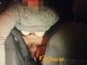 Moglie tradisce in macchina con i colleghi, uno riprende e si scopa l'altro ingoiando la sua sborra 13/16