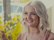 Blonde Newcomer Zoe Sparx Gets Covered In Cum After Steamy Sex Session 3/16