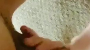 Teen gf gagging on daddy's cock