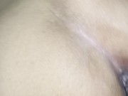 Daddy fucks both my holes with his big black dick 2/16