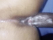 Daddy fucks both my holes with his big black dick 5/16
