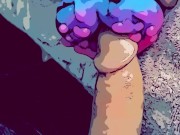 Alien 👽 pussy drains cartoon cock pt2 12/16