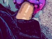 Alien 👽 pussy drains cartoon cock pt2 15/16