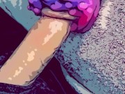 Alien 👽 pussy drains cartoon cock pt2 4/16