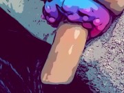 Alien 👽 pussy drains cartoon cock pt2 7/16