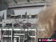 Horny blonde amateur chick gets drilled at hotel 1/16