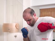 A Boxer Nails a Petite Girl at Training 5/16