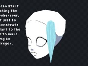 How to Quickly Make Hair For Your 3D Anime Model 6/16