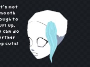 How to Quickly Make Hair For Your 3D Anime Model 7/16