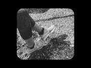 Lace Socks Teasing Outdoors (Vintage) 5/16