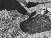 Lace Socks Teasing Outdoors (Vintage) 6/16