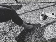 Lace Socks Teasing Outdoors (Vintage) 8/16