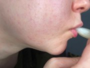 CUM IN CONDOM, THEN SHE DRINKS IT! cut clip - Screenshot 12 of 16 - Asmr Moaning