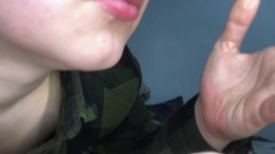 CUM IN CONDOM, THEN SHE DRINKS IT! cut clip