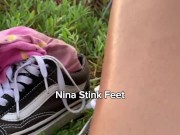 POV: Stinky Feet Fetish. Taking off the sweat Sneakers 11/16