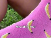 POV: Stinky Feet Fetish. Taking off the sweat Sneakers 12/16