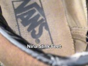 POV: Stinky Feet Fetish. Taking off the sweat Sneakers 5/16