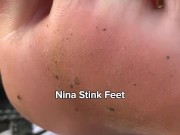 POV: Stinky Feet Fetish. Taking off the sweat Sneakers 7/16