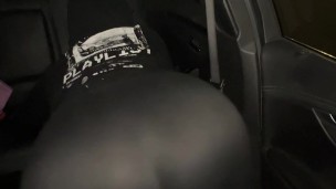 stretching in the car