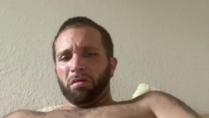 Throbbing edged up fat hairy daddy dick , what u doin w/ it ? Slap it all over your face b tongue