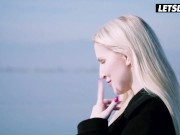 MILF Seduces Fisherman Into Hardcore Outdoor Fuck While Being Filmed By Her Friend - LETSDOEIT 2/16