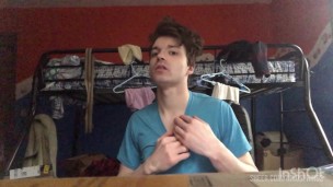 Sexy Twink Niko Springs Strips Down and Shows Off His Hot Body