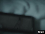 Horny girl watches her fingers sliding in and out of her pussy 12/16