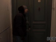 DEBT4k. Gal's new laptop is worth having affair with imperious creditor 2/16