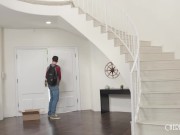 Big Boobs Milf Teaches Her Stepson What A Proper Blowjob is And How To Fuck Her Pierced Pussy 3/16