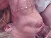 POV Stepmom deep throat BJ with Stepson, MILF Cougar Mature 14/16