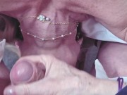 POV Stepmom deep throat BJ with Stepson, MILF Cougar Mature 7/16