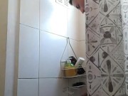 In the shower masturbating I like it.