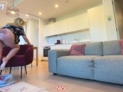 Pick up the girls at the party! A student wants to ride a big dick! 4/16