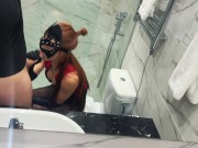 MY FANCENTRO – Wife cheats with stranger in bathroom at party 7/16