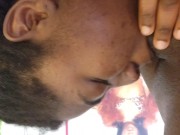 Shy blowjob on camera