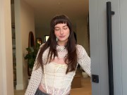 Weak Slut Fucks Hot Mover 1/16