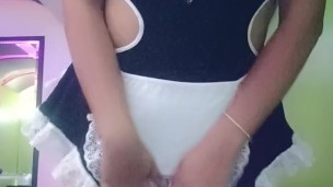 Latina usa lencería sexy para ser follada hotel las fuentes