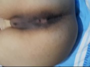 Mi primera ves con un vibrador en el culo