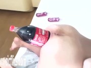 Amateur Latina Butt Fucked With a Giant 2 Litre Bottle 5/16