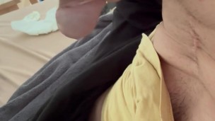 Sweet cream on the morning.. cum on my face