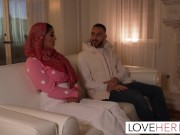 Milan admires and worships Sophia's feet and body and pleases her thoroughly. Milan proceeds to fuck Sophia's shaved pussy in 2/16