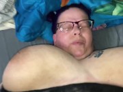 BBW big tit stepsister getting ate and creampie preview 15/16