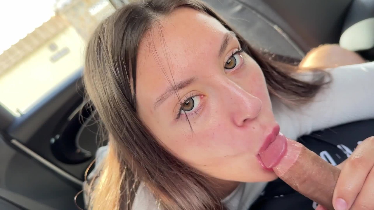 Girl Next Door Paid with Blowjob to Neighbor in Car for Drive her to College!! Cum in Mouth Swallow - Free Sex Video - RedTube